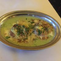 DAHI VADA Chaat - appitizer (Gluten Free) · One of the yummiest starter!!. Lentil dumplings topped with a spicy savory yogurt and tamari...