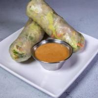 Fresh Spring Roll · 2 pieces. Lettuce, vermicelli, cilantro, scallions, carrots and bean sprouts. Add shrimp for...