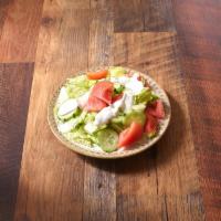 Regular Salad · Tomato and cucumber. Served with ranch or Italian dressing.