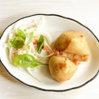 A1. Vegetable Samosa · 2 pieces. Stuffed with potatoes, peas and herbs.