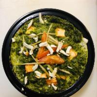 C7. Saag Curry · Cooked with creamy spinach. Served with basmati rice. Gluten-free.