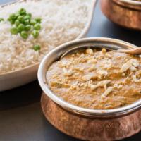 Lamb Korma · A very special dish of tender marinated pieces of boneless meat, cooked with onion, whipped ...