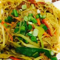 Singapore Rice Noodles · Pork, chicken and shrimp