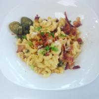 Bacon and Jalapeno Mac N' Cheese · 3 Cheese Mac n Cheese with diced jalapeños and bacon. No bacon option available.