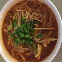 Northern Chinese Style Spicy Chicken Soup Noodle · Northern Chinese(KOREAN) style spicy broth with vegetable and noodles. Spicy.