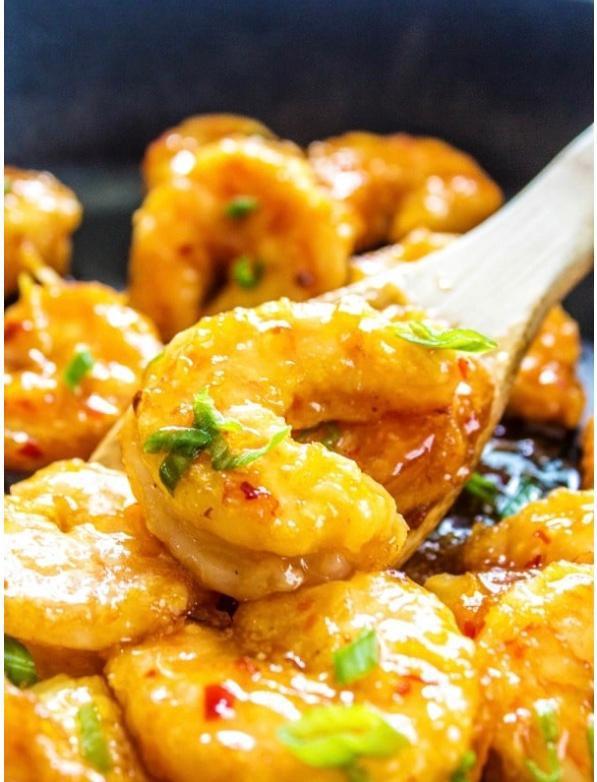 Firecracker Shrimp · Chopped jalapenos and side of ranch.