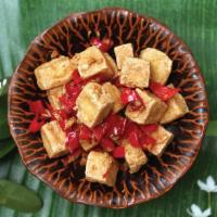 Crispy Fried Tofu · A great vegetarian favorite! Deep-fried firm tofu cubes served with sweet and sour sauce and...