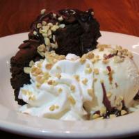 Chocolate Thunder · A scoop of chocolate or vanilla ice cream and layered chocolate cake smothered in hot fudge,...