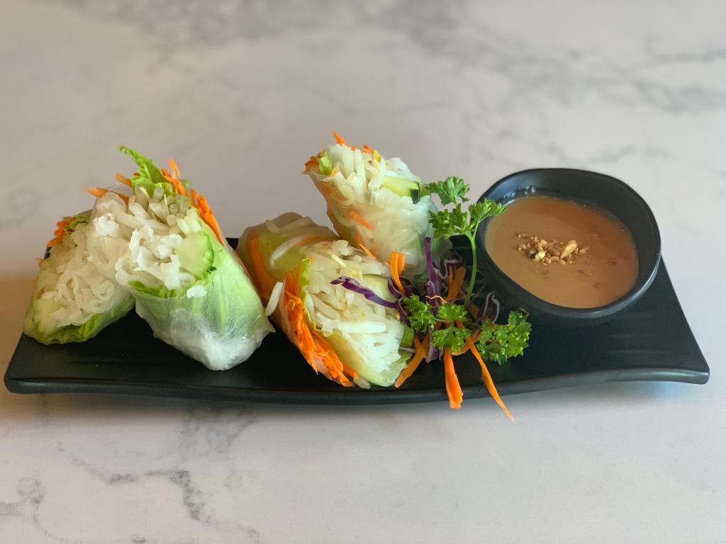 SALAD ROLLS · 2 pieces. Served with peanut sauce or sweet chili sauce. 