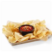 Chips & Salsa · Warm tortilla chips served with our own blended salsa.