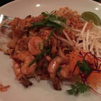 Pad Thai Noodle · Rice noodles, bean sprout, egg, scallion, roasted peanut and house Pad Thai sauce.