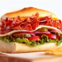 Papa's Cold Cuts Sandwich · With mustard and mayo, lettuce, tomato, pickles ,onions and cheese with your choice of meat....