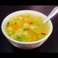 Chicken soup · Chicken and vegetables