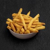 Seasoned Fries · Crispy, seasoned, and fried to perfection. Serves 4-6.