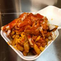 Buffalo Chicken Fries · 10 piece. French fries, cheddar cheese, and buffalo chicken.