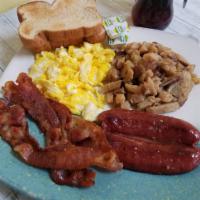 Bacon, Hotlink, or Sausage and Eggs · 