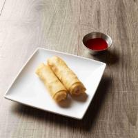 Crispy Egg Roll Dinner  · 2 pieces. Made for vegetarians! These contain cabbage, carrots, clear noodles, and zest of C...