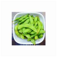 Edamame · Lightly salted boiled soy beans. Vegetarian. Gluten free.