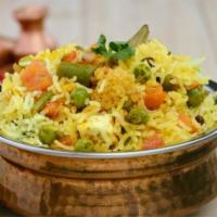 Hyderabadi Veg Dum Biryani · House special rice dish made with aromatic basmati rice and chef's secret ingredients, slow ...
