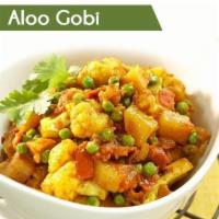 Aloe - Gobi Masala · Potato and cauliflower stewed with cumin, ginger and tomato.