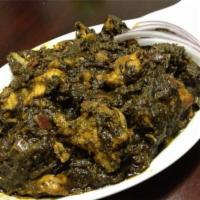 Gongura Chicken · Chicken dishes cooked with fresh gongura leaves.