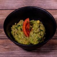 Chunky Guacamole · #1 California haas avocados blended with fresh lime juice, cilantro, jalapenos and red onions.