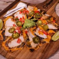 Especiales Nacho · Chicken or beef fajita.