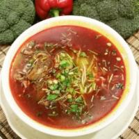 Spicy Beef Noodle Soup · Spicy.