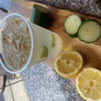 L.A. Lemonade · Fresh squeezed Lemonade With Cucumbers And Tajin Chilli