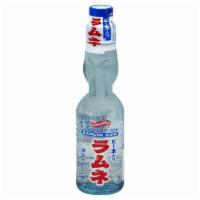 Ramune · Classic Japanese soda - pop the marble in to open the bottle.