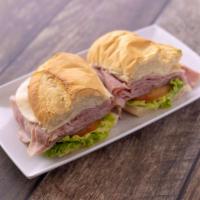 Ham and Cheese Sandwich · Comes with lettuce, mayo, tomato and cheese.