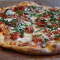 5-Cheese Margharita Pizza · Housemade marinara sauce, mozzarella, Asiago, Fontina, Parmesan, provolone, chopped tomato a...
