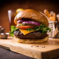 Steakburger · 1/2 lb steakburger, American cheese. Made from a selected blend of our prime cuts. Add grill...