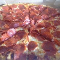 Pizza Luciana · Cheese, tomato sauce and pepperoni. 