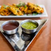 4. Pakoras · Vegetable fritters dipped in garbanzo flour and fried. Vegetarian.