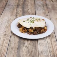 Prime Rib Hash · Slow roasted prime rib, tossed with onion and house potatoes, topped with over medium eggs, ...