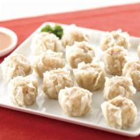 6 Pieces Shumai · Shrimp and vegetable steamed dumpling.
