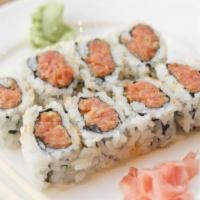 Spicy Yellowtail Roll · Spicy.