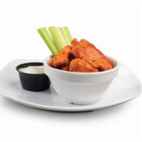 Texas Chicken Nuggets · Served with fat free sour cream and celery.