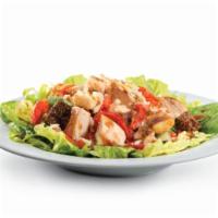 Italiano Salad · Grilled chicken breast, reduced fat mozzarella cheese, fresh spinach, red roasted peppers, r...