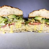 9. Bella Sandwich · Halal chicken, avocado, honey mustard and pepper jack cheese.