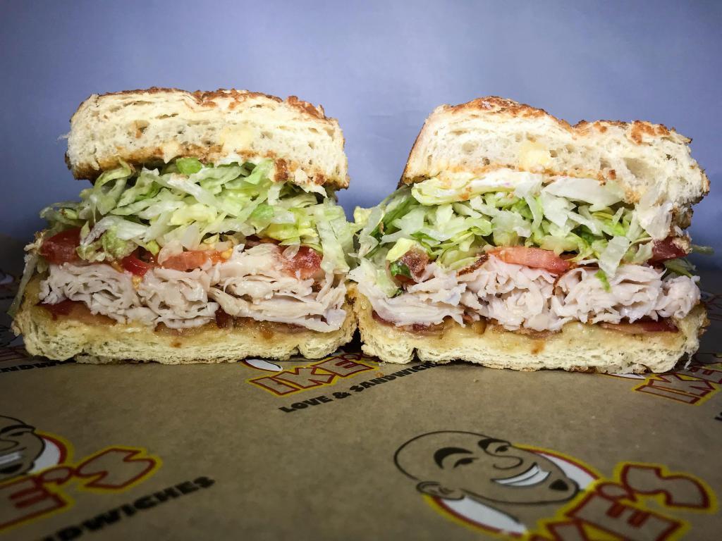 25. Barry Bonds Sandwich · Turkey, bacon and Swiss.