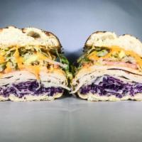 191. Ted Danson  · Turkey, homemade poppy seed coleslaw, french dressing, swiss cheese.