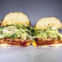 239. Sneaky Kitty Sandwich · Veggie bacon, lettuce, tomato and jack cheese. Vegetarian.