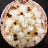 Pizza Cinque Formaggi (5 Cheese Pizza- Vegetarian) · Mozzarella Fiordilatte, Asiago, Gorgonzola Dolce, Ricotta,
Grated Parmigiano