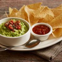 Housemade Guacamole And Chips · Housemade guacamole, fire roasted salsa, corn tortilla chips