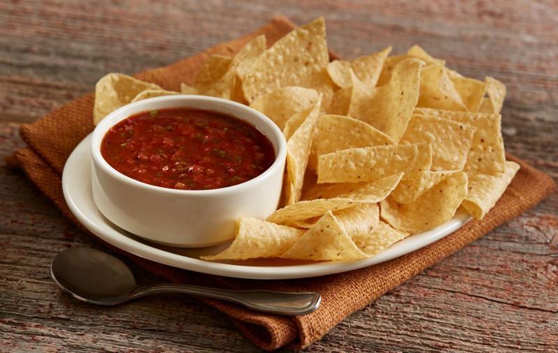 Chips And Fire-roasted Salsa · Fire-roasted salsa, corn tortilla chips