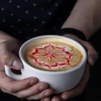 Latte · Premium Espresso with Steamed milk & Foam with optional added sweetener/flavors! 