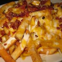 Revere Fries · Bacon , ranch , and melted Mozzarella and Cheddar Cheese