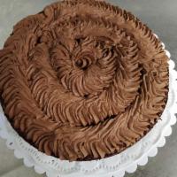 Old Fashioned Chocolate cake · Chocolate cake for that chocolate lover, chocolate on chocolate. Price per slice.